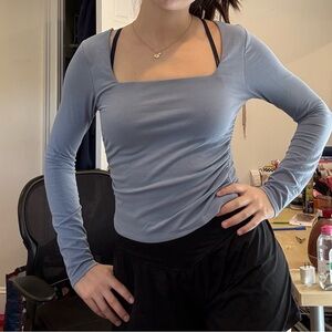 TJ Maxx Blue Long Sleeve Top